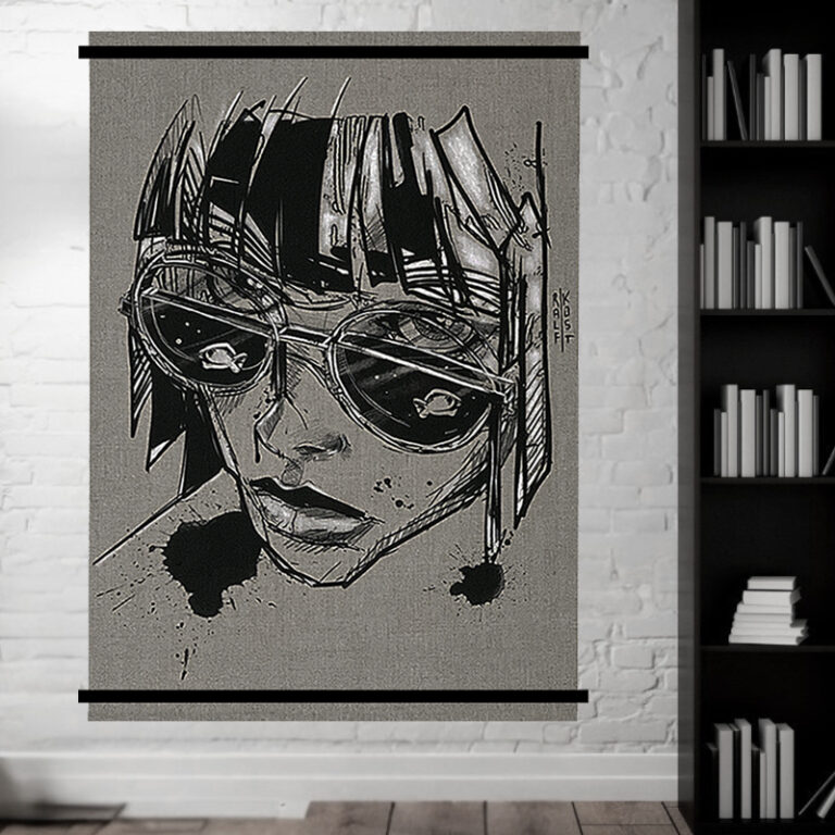 Black and gray minimalist photo frame mockup instagram post (800