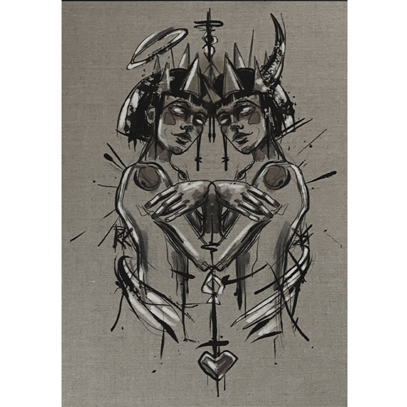 Black and gray minimalist photo frame mockup instagram post (800